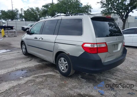 2005 Honda Odyssey Ex z USA, uszkodzony, nr VIN 5FNRL38485B110522